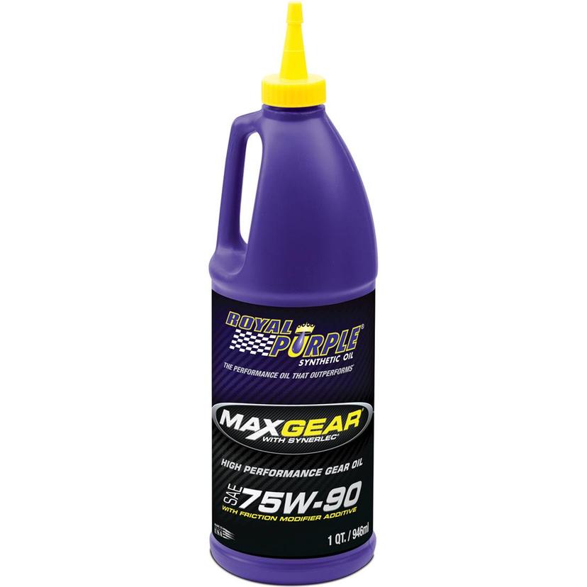ROYAL PURPLE 01300 Gear Oil; Max Gear; Single; 1 Quart Bottle; 75W-90; Synthetic