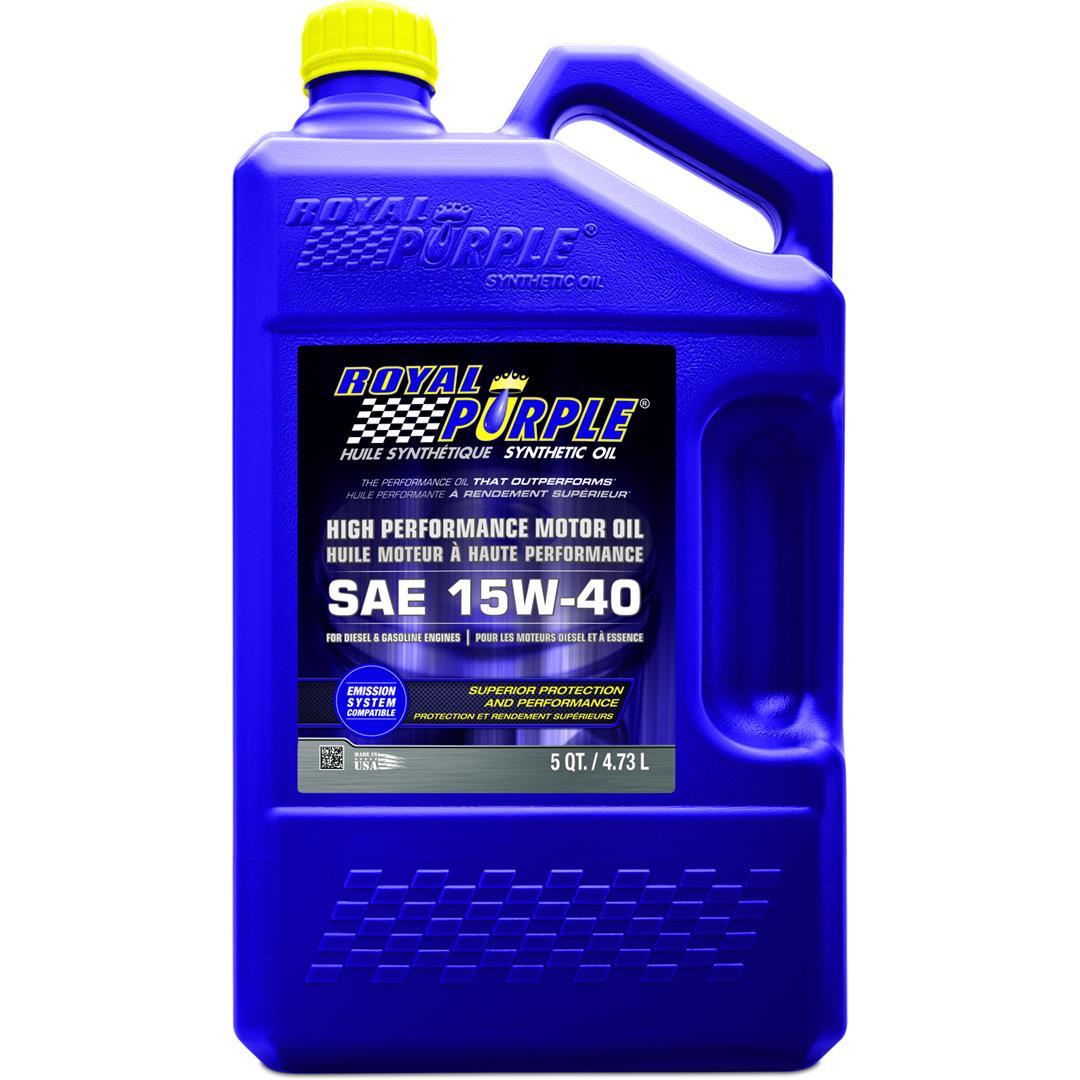 ROYAL PURPLE 20154 High Performance 15W40 Motor Oil - 1 Gal - High quality product image showing ROYAL PURPLE 20154 High Performance 15W40 Motor Oil - 1 Gal details and features