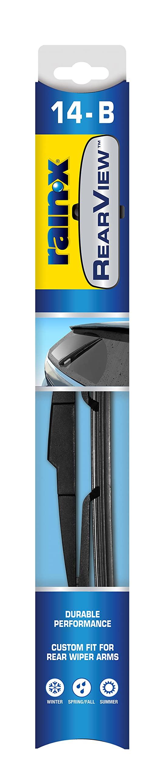 RAIN-X 850025 RearView Rear Wiper Blade, 14 Inch Composite Rear Wiper Blade, Fits Rock Lock 3 (Pack Of 1), Automotive Replacement Wiper Blades That Meet Or Exceed OEM Quality And Design Standards - High quality product image showing RAIN-X 850025 RearView Rear Wiper Blade, 14 Inch Composite Rear Wiper Blade, Fits Rock Lock 3 (Pack Of 1), Automotive Replacement Wiper Blades That Meet Or Exceed OEM Quality And Design Standards details and features