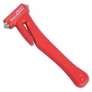 READY AMERICA 75403 Auto Emergency Hammer & Seat Belt Cutter, Red