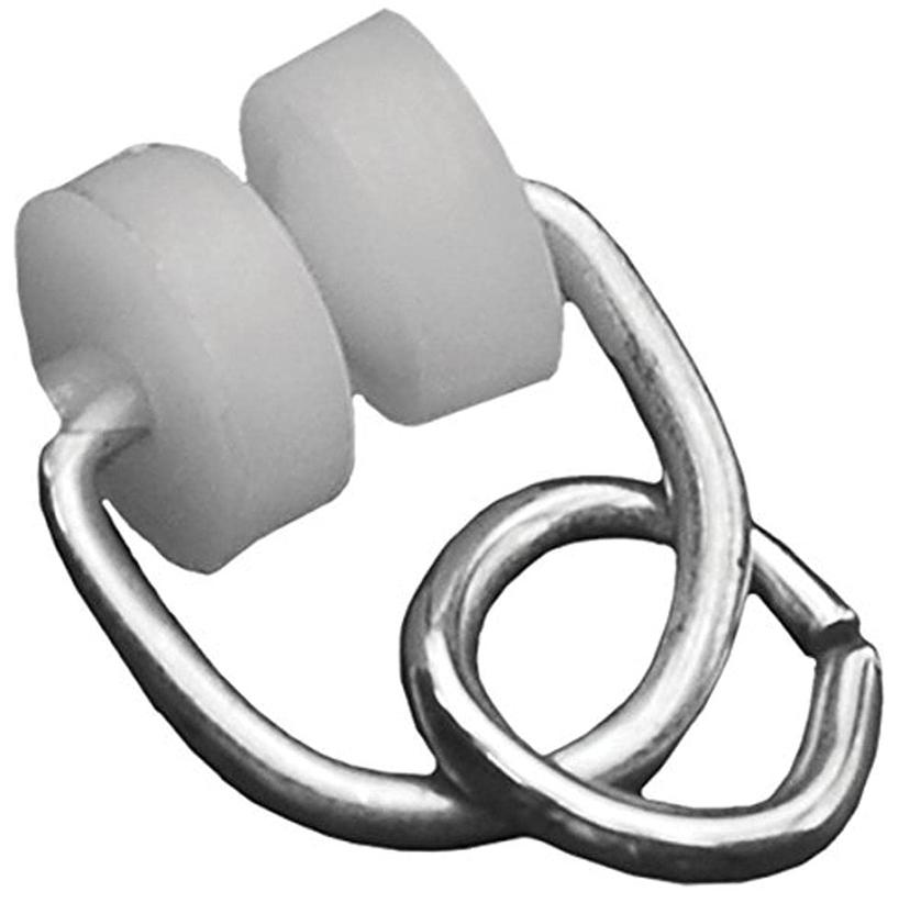 RV DESIGNER A101 Nylon Two Wheel Carrier, Fits I Beam Track, 14 Per Pack, Window Covering Hardware, White