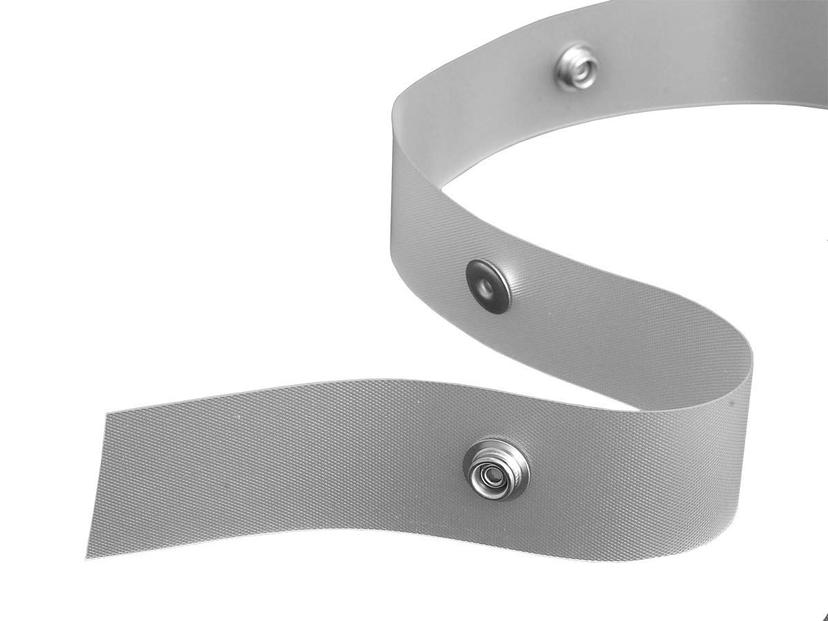 RV DESIGNER A114 Window Covering Hardware, Snap Tape for Drapes 72 Inch, Gray