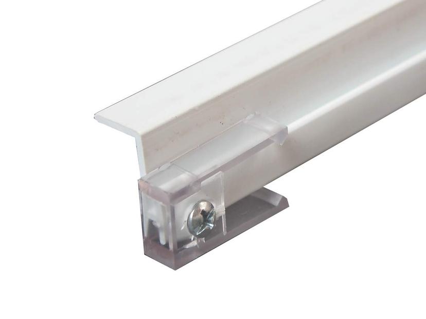 RV DESIGNER A201 Glide Tape Ceiling Track - 45 INCH, White