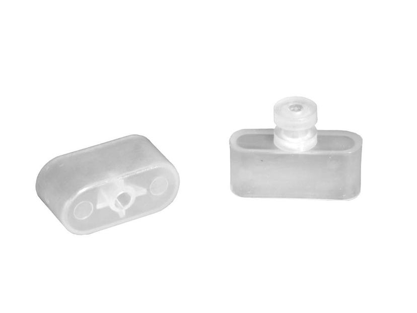 RV DESIGNER A300 Window Covering Hardware, Mini Blind Rail Ends, Use with A301 or A302, 2 Per Pack, Regular
