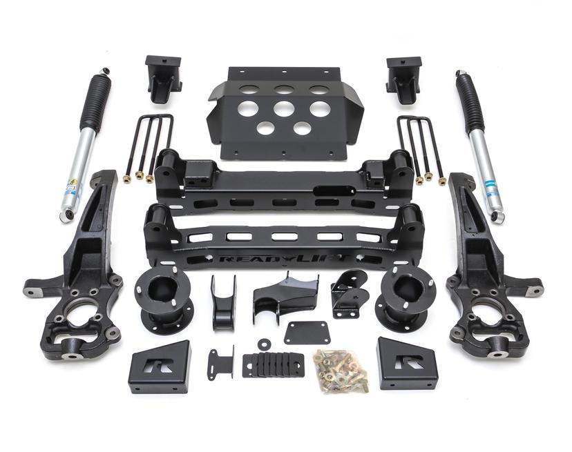 READYLIFT 44-3965 Big Lift Kit w/Shocks; 6 in. Lift; w/Rear Bilstein Shocks