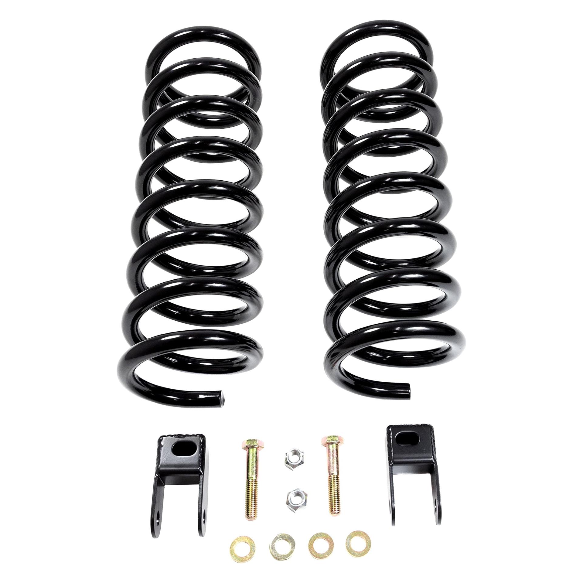 READYLIFT 46-19120 FRONT COIL SPRING LEVELING SUSPENSION - MAX LIFT 1.5 IN - MAX TIRE DIAMETER 35 IN. FOR 2019-2024 RAM 2500/3500 4WD - High quality product image showing READYLIFT 46-19120 FRONT COIL SPRING LEVELING SUSPENSION - MAX LIFT 1.5 IN - MAX TIRE DIAMETER 35 IN. FOR 2019-2024 RAM 2500/3500 4WD details and features