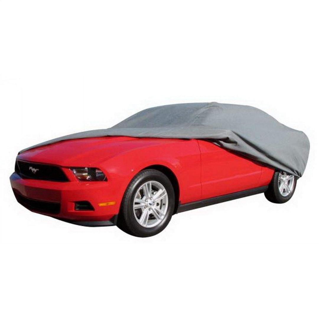 RAMPAGE 1304 EasyFit Car Cover for 15FT 1 INCH - 16FT Vehicles | 4-Layer, Lock, Cable & Storage Bag, Polypropylene, Grey Fits 15FT 1 INCH - 16FT Vehicles - The Twister Group Tools product