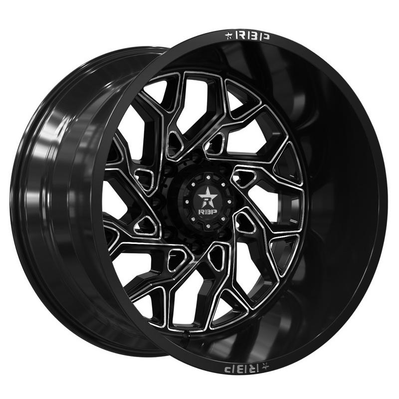 RBP 80R-2414-73-76BG Wheels - 24x14 Machined Grooves Scorpion Wheels