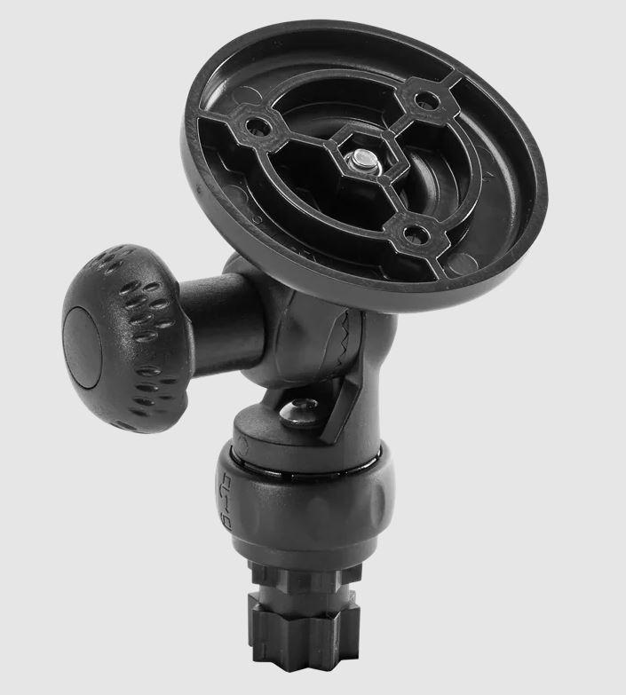RAILBLAZA 02-4178-11 GARMIN FISH FINDER MOUNT R-LOCK, Compatible With Garmin ECHOMAP5 To 7 Inch UHD/ UHD2 Fish Finder And Garmin STRIKER5 To 7 Inch Fish Finder; 360 Degree Friction Joint; 3 Axis Mount; Black - The Twister Group Tools product