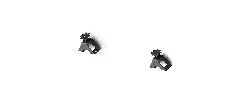 ROAD ARMOR 500BRS-HLM Jack Mount; Treck HD; For Use On Treck Bed Racks; Mounts 1 High Lift Jack; Black; Steel - High quality product image showing ROAD ARMOR 500BRS-HLM Jack Mount; Treck HD; For Use On Treck Bed Racks; Mounts 1 High Lift Jack; Black; Steel details and features