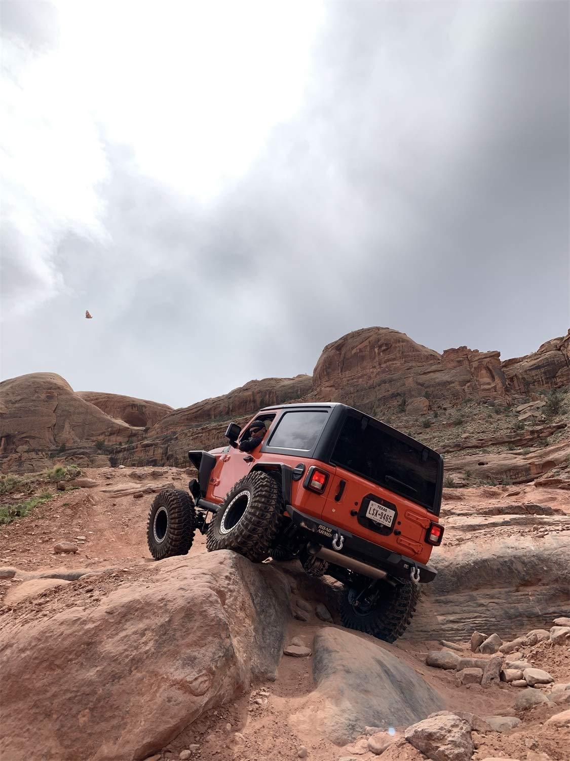 ROAD ARMOR 5182R0B Rear Bumper Fits Jeep Wrangler - High quality product image showing ROAD ARMOR 5182R0B Rear Bumper Fits Jeep Wrangler details and features