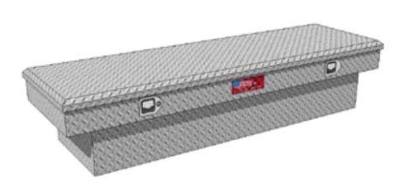 RDS 70183 Tool Box; Crossover Classic Box Type; Aluminum; 17-1/2 Inch Length x 69 Inch Width x 13-1/2 Inch Height; Full Size Configuration