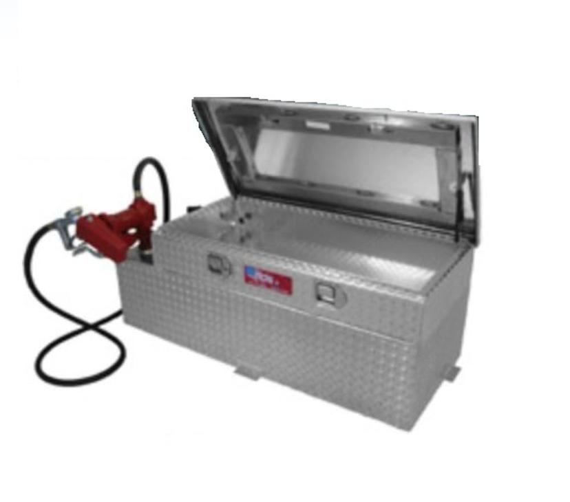 RDS 71789 Rectangular Auxiliary/Transfer Combo Fuel Tank and Tool - 51 Gallon Capacity