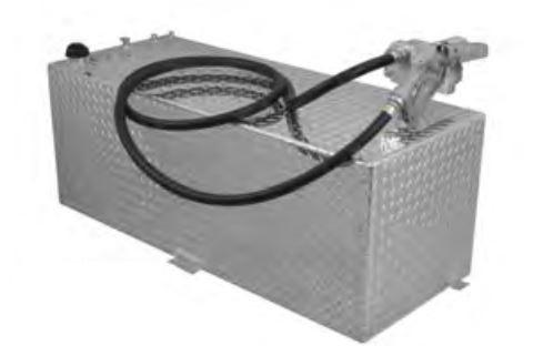 RDS 71793 Rectangular Auxiliary Transfer Fuel Tank - 80 Gallon - High quality product image showing RDS 71793 Rectangular Auxiliary Transfer Fuel Tank - 80 Gallon details and features