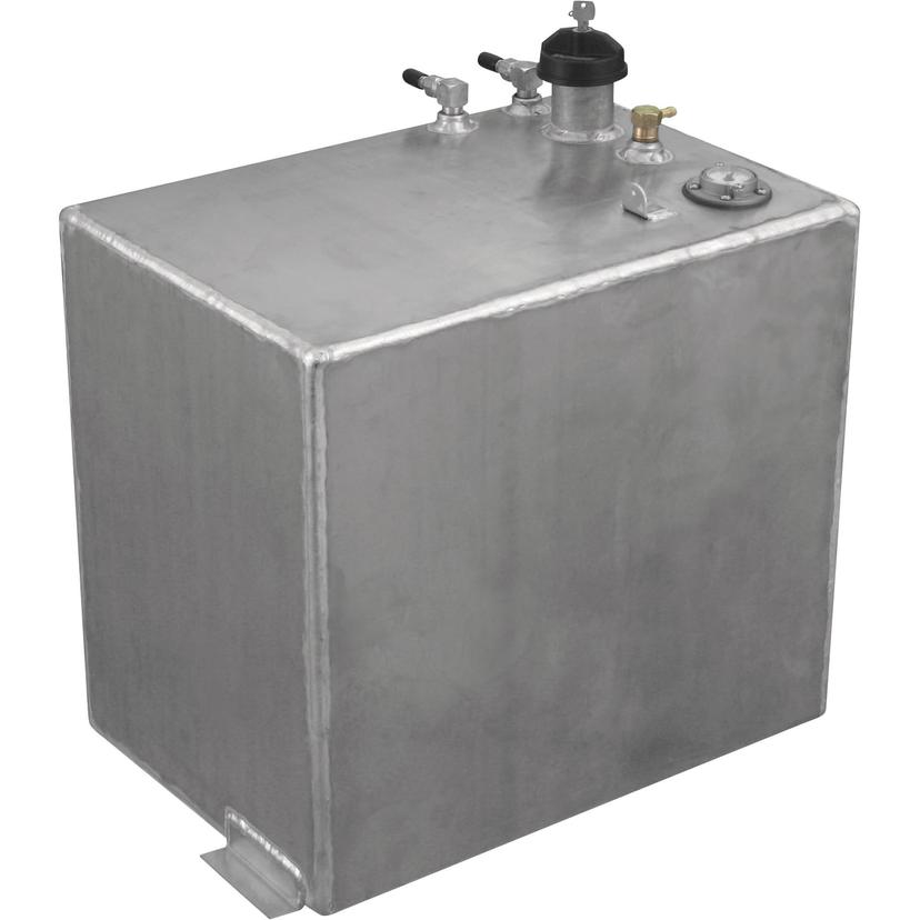 RDS 72587 Aluminum Auxiliary Fuel Tank - 20-Gallon, Rectangular, Smooth, Model Number