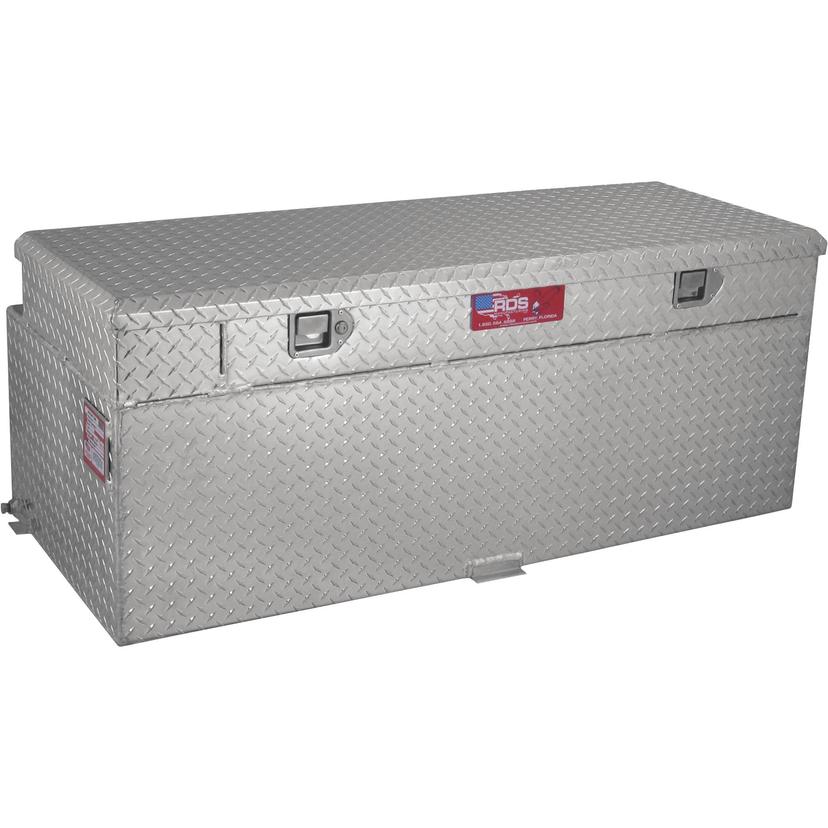 RDS 72772 Auxiliary Fuel Tank; DOT Approved; Diesel; 90 Gallon Capacity; Rectangle; 55 Inch Length x 24 Inch Width x 22-1/4 Inch Height; Diamond Tread; Aluminum