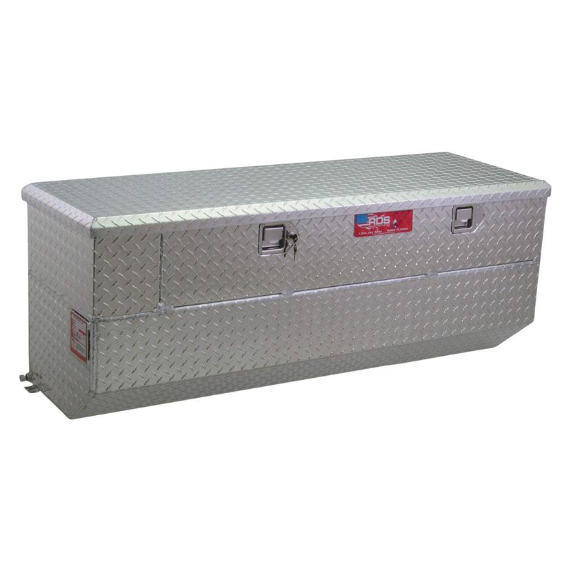 RDS 72773 Auxiliary Fuel Tank; DOT Approved; Diesel; 41 Gallon Capacity; Rectangle; 55 Inch Length x 18 Inch Width x 21-3/4 Inch Height; Diamond Tread; Aluminum