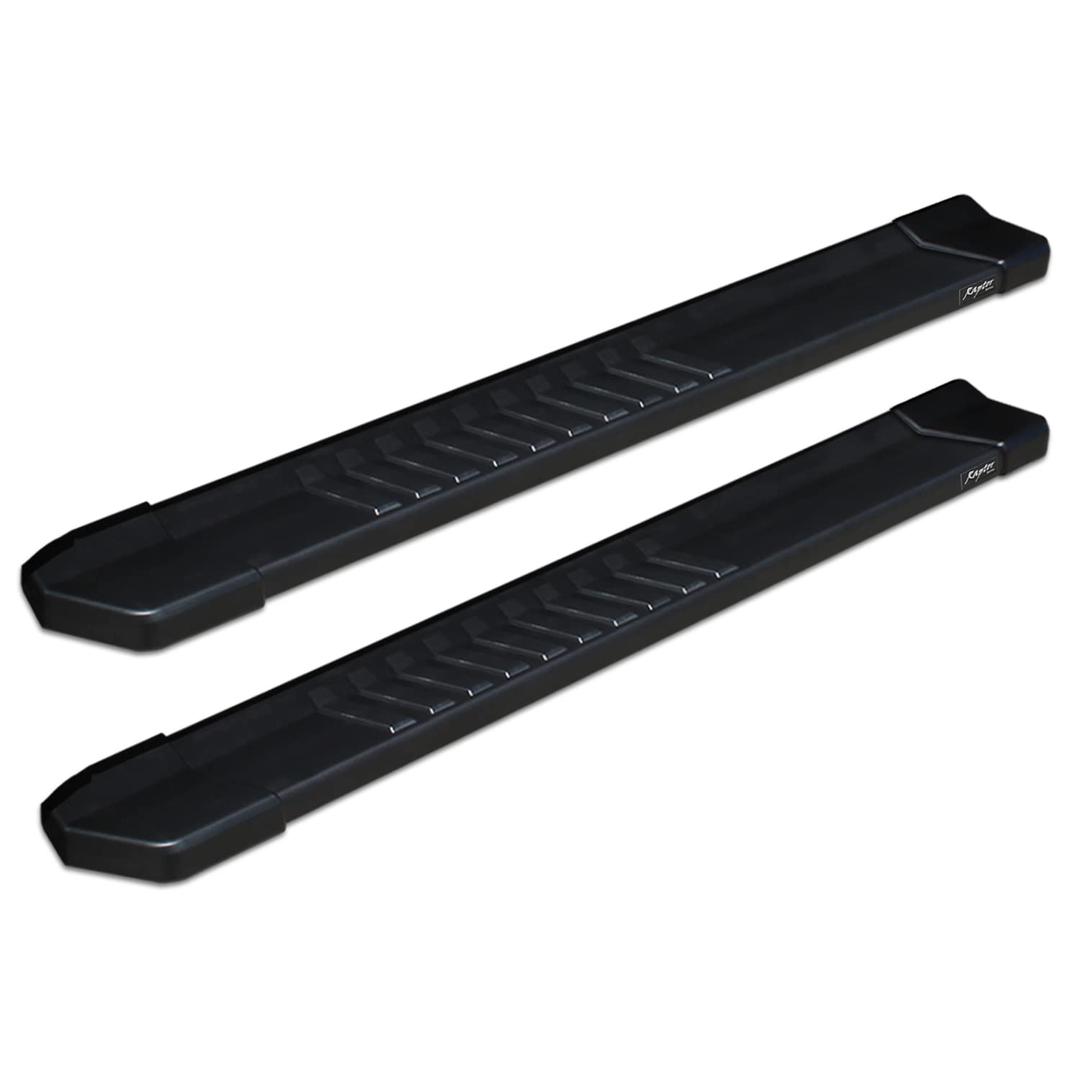 RAPTOR 1701-0016BT Running Boards Steps 6in OEM Style Black Aluminum for Regular Cab 07-18 Silverado Sierra 1500 or 07-19 2500 3500 HD - The Twister Group Tools product