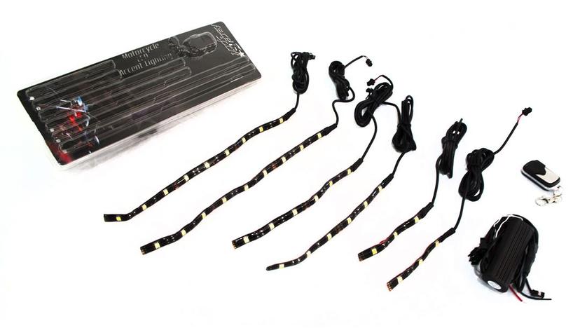 RACE SPORT 6MOTORGB RS-6-MOTO-RGB Motorcycle Accent Light Kit
