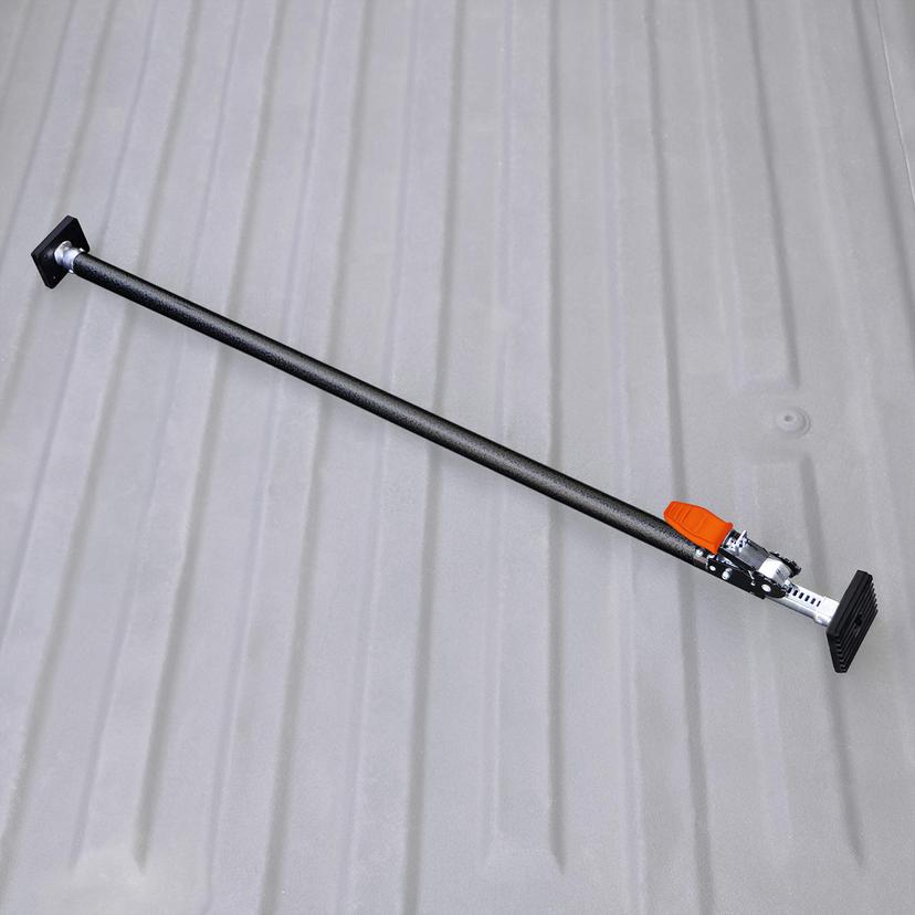 RIGHTLINE 100T66 Adjustable Ratcheting Cargo Bar for Pickup Truck Bed, 40 to 70 Inches, Black