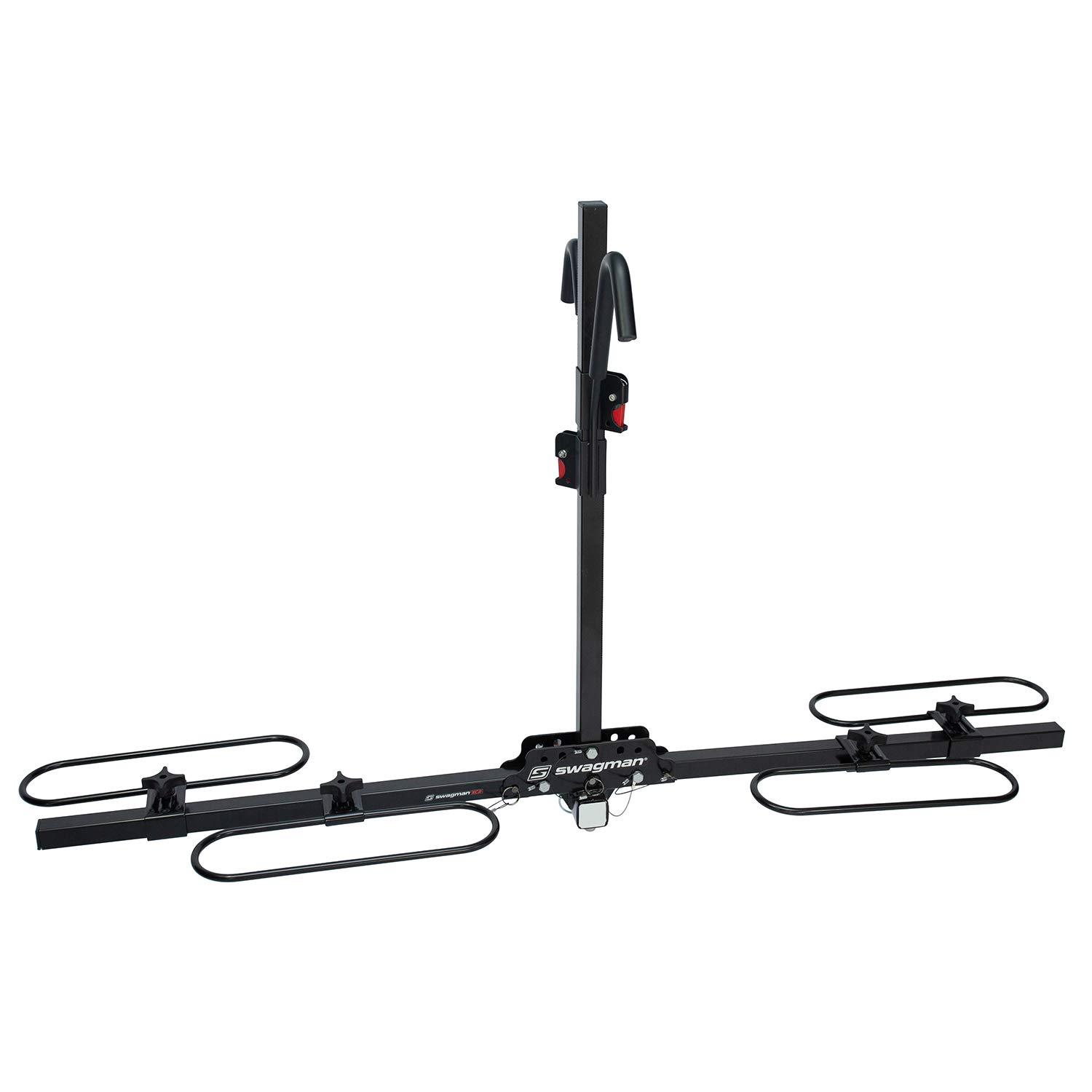 SWAGMAN 64650 XC2 Hitch Mount Bike Rack, Black, 2-Inch Receiver - Product image