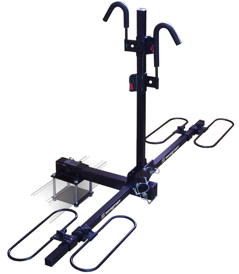 SWAGMAN 64663 TRAVELER XC2 RV Approved Hitch Mount Bike Rack, Black