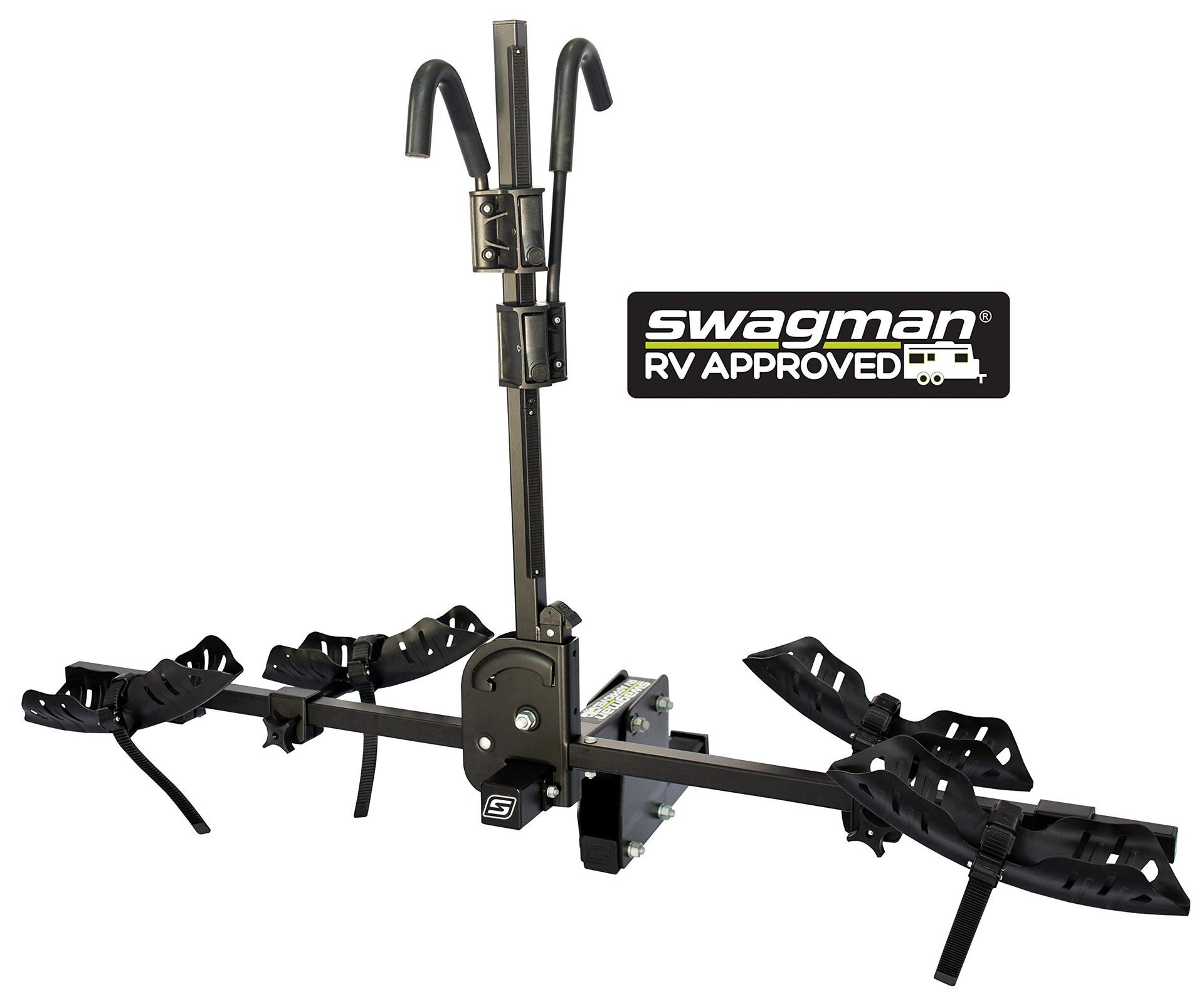 SWAGMAN 66684 DISPATCH RV Approved Hitch Mount Bike Rack, Black - Product image