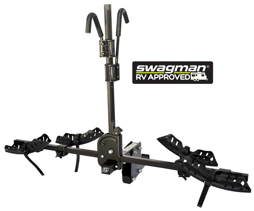 SWAGMAN 66684 DISPATCH RV Approved Hitch Mount Bike Rack, Black