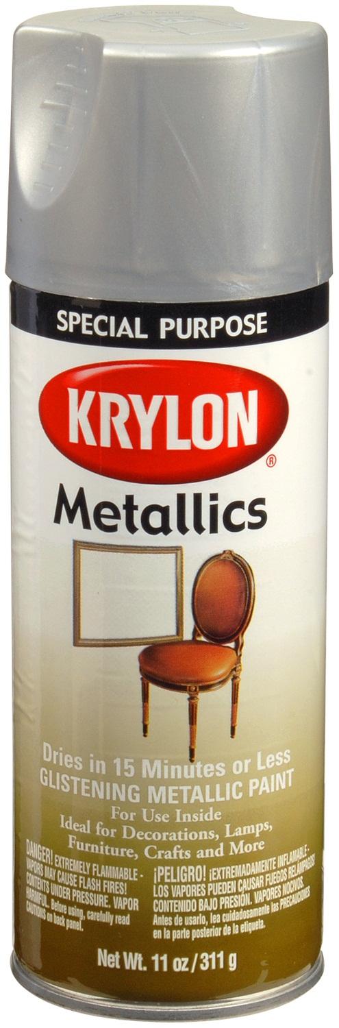 VHT 1403 KRYLON DULL ALUMINUM, For Use On Wood/ Metal/ Plastic/ Glass/ Plaster/ Ceramic/ Paper/ Wicker; Lacquer; Dull Aluminum; 20 To 25 Square Feet/Can; 15 Minute Dry Time; Aerosol Spray Can; 11 Ounce - The Twister Group Tools product