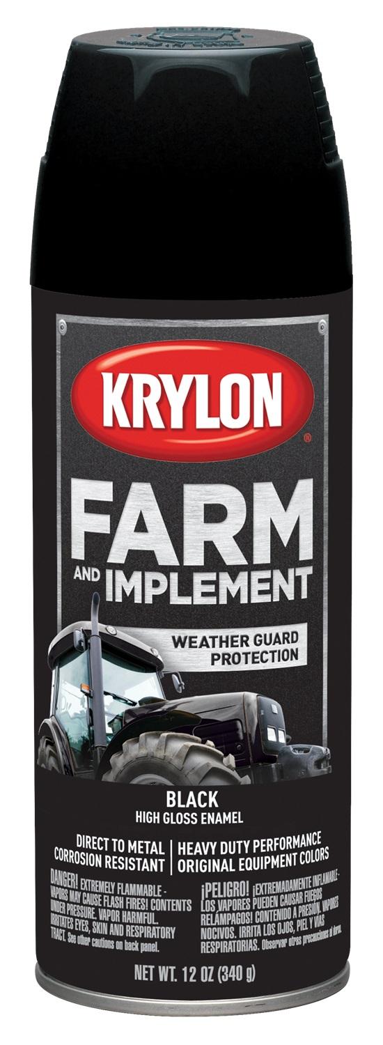 VHT 1931 FARM GLOSS BLACK 12OZ, Farm and Implement Paint; Gloss Black; Aerosol Can; 12 Ounce - The Twister Group Tools product