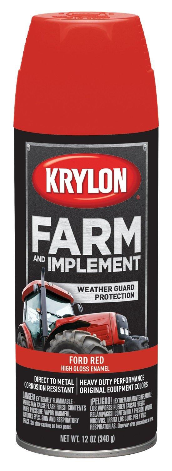 VHT 1941 Paint; Krylon; Farm and Implement Paint; Ford Red; Aerosol Can; 12 Ounce