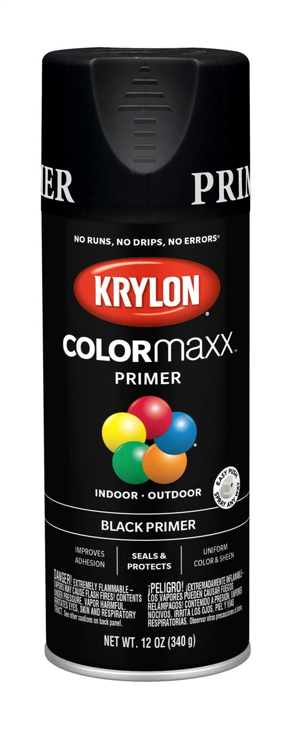 VHT 5581 BLACK PRIMER, Base Coat/ Adhesion Promoter/ Smooth Primer; For Use On Wood/ Metal/ Wicker/ Plastic/ Glass/ Ceramic/ Fabric/ Paper Surface; Covers Up To 25 Square Feet; Black; 12 Ounce Aerosol Can; Single