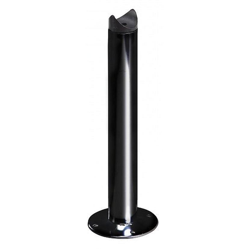 STROMBERG 8531-B Universal Exterior RV Ladder Stand-Off Assembly with Round Base - Black, 12 INCH