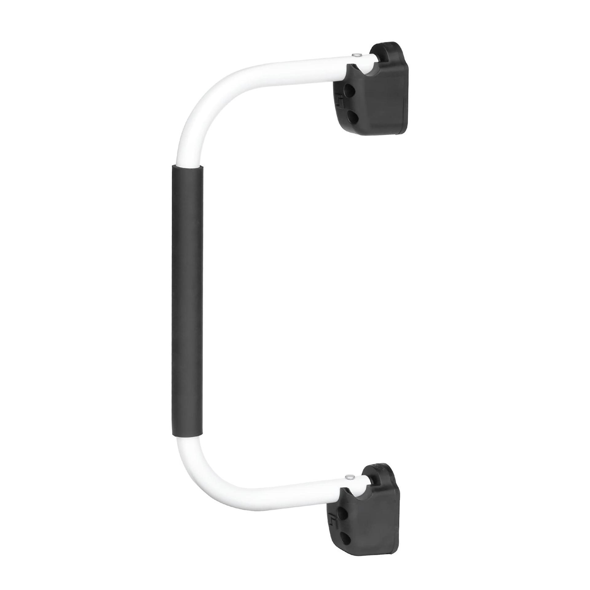 STROMBERG AM-250 Lend-A-Hand Mini Assist Rail - RV Railing for Steps, RV Hand Rail & Folding Handle Entry Door Grab Bar, Travel Trailer Door Handle, RV Grab Handle, White, 22 INCH, Extends 10 INCH - High quality product image showing STROMBERG AM-250 Lend-A-Hand Mini Assist Rail - RV Railing for Steps, RV Hand Rail & Folding Handle Entry Door Grab Bar, Travel Trailer Door Handle, RV Grab Handle, White, 22 INCH, Extends 10 INCH details and features