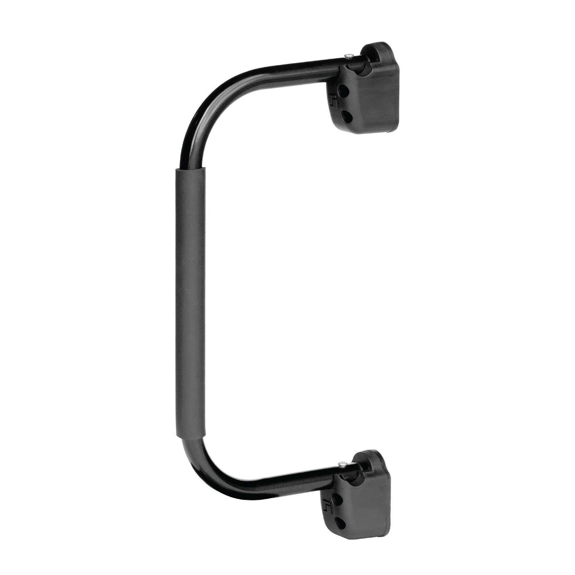 STROMBERG AM-255 Lend-A-Hand Mini Assist Rail - RV Railing for Steps, RV Hand Rail & Folding Handle Entry Door Grab Bar, Travel Trailer Door Handle, RV Grab Handle, Black, 22 INCH, Extends 10 INCH - High quality product image showing STROMBERG AM-255 Lend-A-Hand Mini Assist Rail - RV Railing for Steps, RV Hand Rail & Folding Handle Entry Door Grab Bar, Travel Trailer Door Handle, RV Grab Handle, Black, 22 INCH, Extends 10 INCH details and features