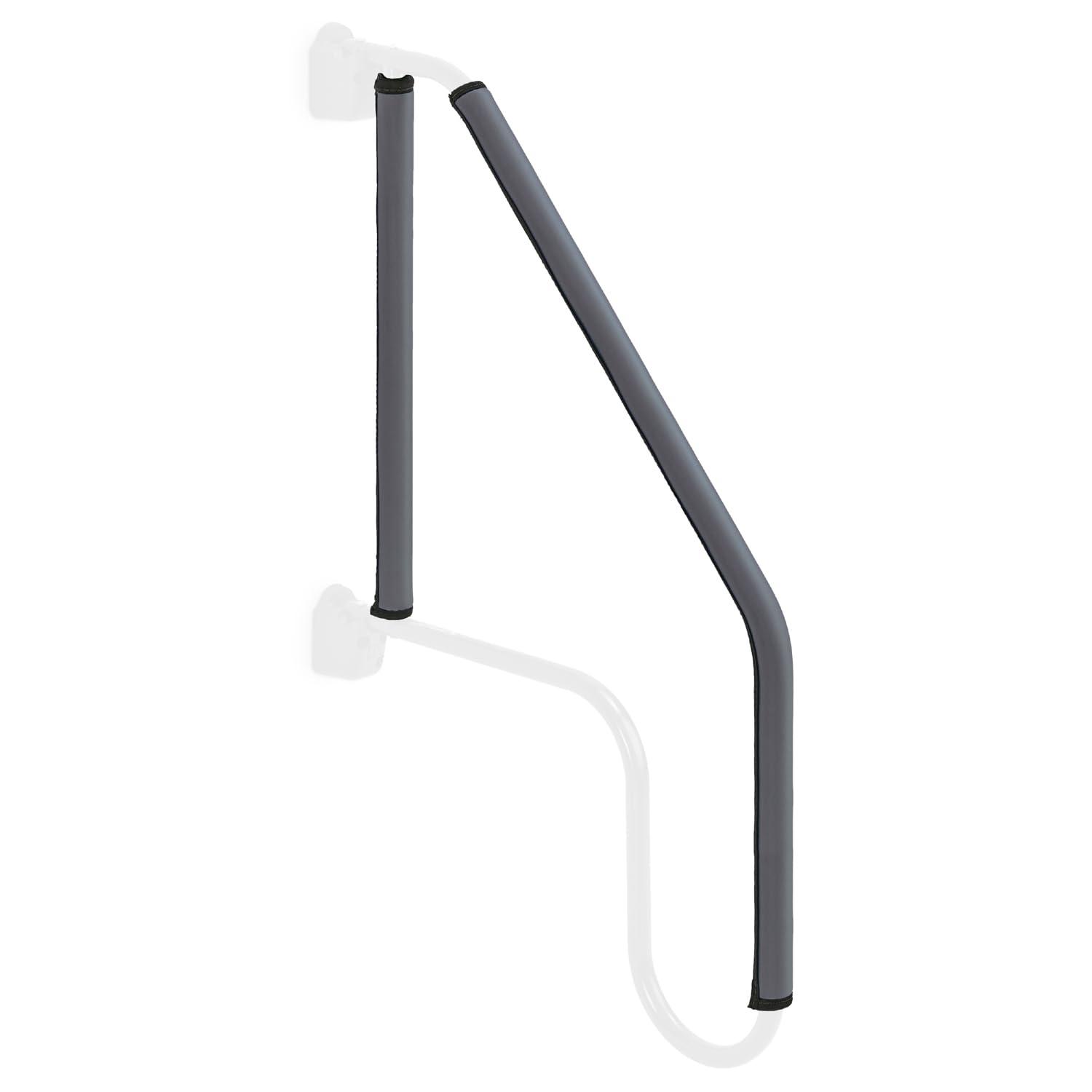 STROMBERG AM-ZIP2239C Lend-A-Hand Zip Grip - RV Handrail Neoprene Grip Cover with Nylon Zipper - Machine Washable - Fits AM-533 Extended Assist Rail - Set of 22 & 39 INCH (Charcoal) - High quality product image showing STROMBERG AM-ZIP2239C Lend-A-Hand Zip Grip - RV Handrail Neoprene Grip Cover with Nylon Zipper - Machine Washable - Fits AM-533 Extended Assist Rail - Set of 22 & 39 INCH (Charcoal) details and features