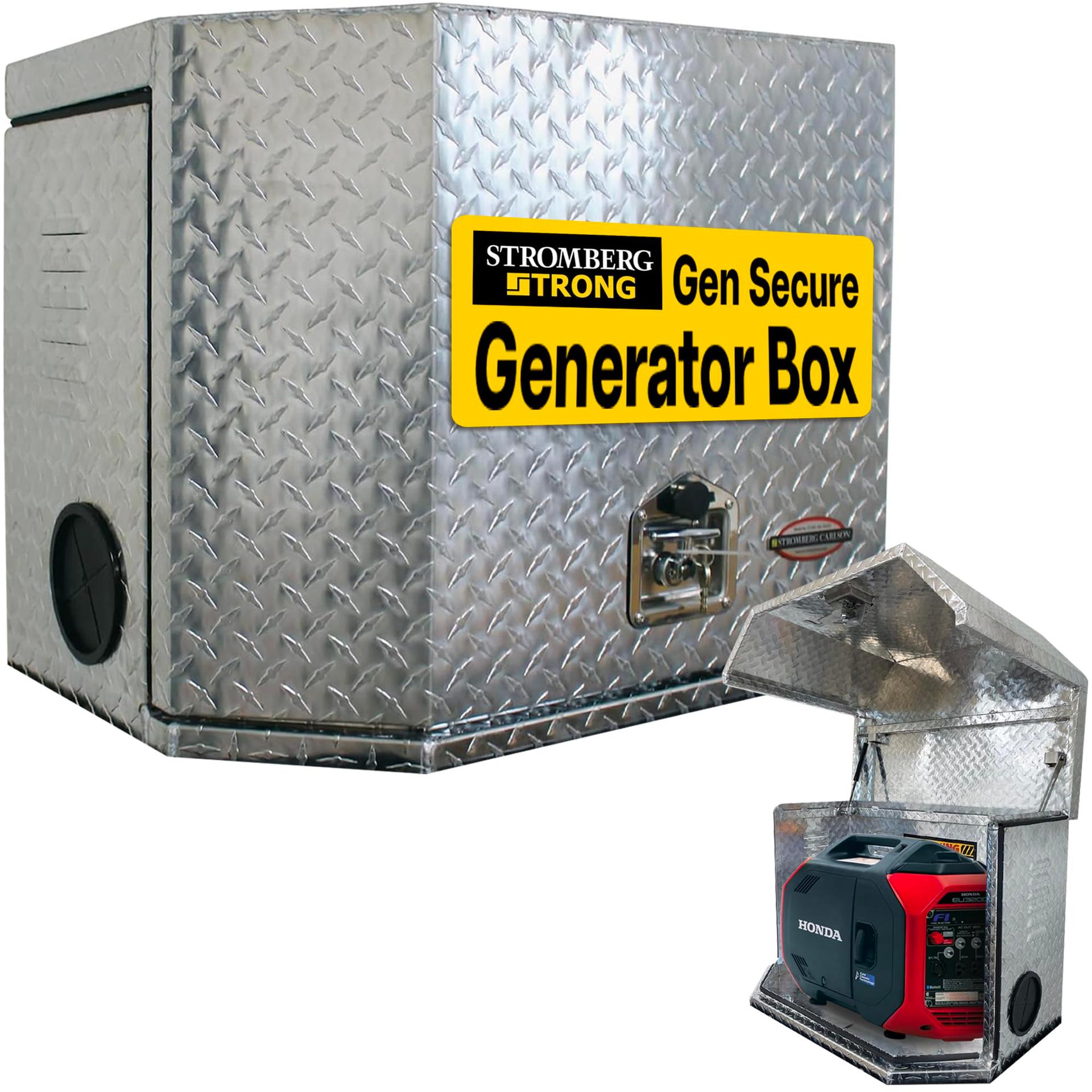 STROMBERG CC-200 Gen Secure Generator Box - Storage for Your Items - Anti-Theft, Propane Ventilation, and Trailer Ready - Bolts to CC-255 Tray - A-Frame 4 INCHSquare Bumper Adapters Coming in 2024 - High quality product image showing STROMBERG CC-200 Gen Secure Generator Box - Storage for Your Items - Anti-Theft, Propane Ventilation, and Trailer Ready - Bolts to CC-255 Tray - A-Frame 4 INCHSquare Bumper Adapters Coming in 2024 details and features