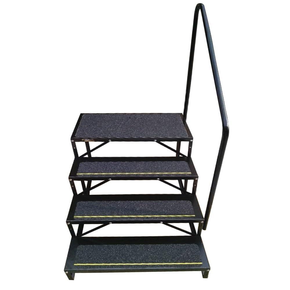 STROMBERG EHS-103-R Park Model Econo Porch-3-Step, Black - High quality product image showing STROMBERG EHS-103-R Park Model Econo Porch-3-Step, Black details and features