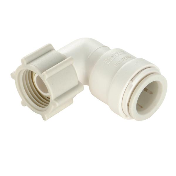 AQUALOCK 0135201008 1/2 INCH CTS x 1/2 INCH NPS Elbow Female,White - The Twister Group Tools product