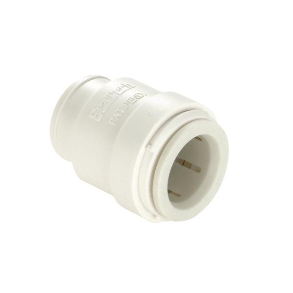 AQUALOCK 013545-10 END STOP 1/2CTS, 1/2 Inch Copper Tube Size End Stop; White; Polysulfone (High Performance Thermal Plastic); Single; With Retail Packaging