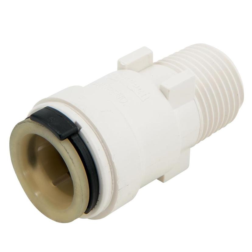 AQUALOCK 135011008 Male Adapter Quick-Connect 1/2 INCH X 1/2 INCH Bagged