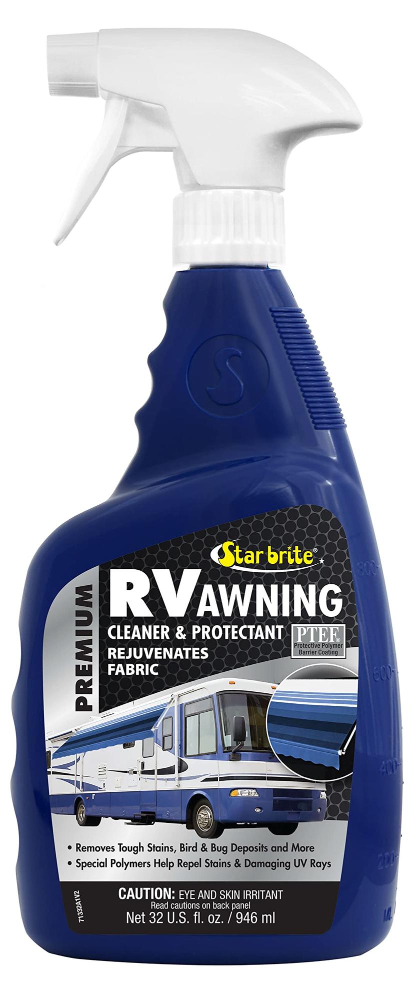 STAR BRITE 071332 RV Awning Cleaner - 32 OZ, BLUE, WHITE