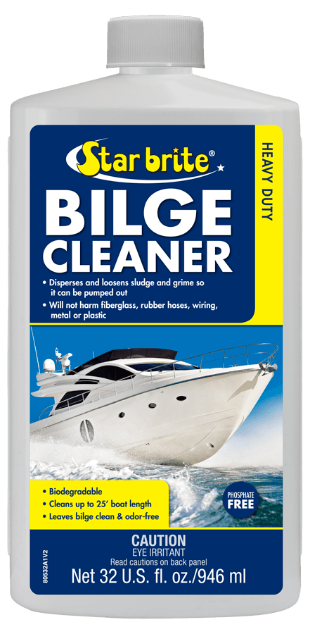 STAR BRITE 080532PW Heavy Duty Bilge Cleaner -Simple & Easy to Use - Pour In, Run Boat, Pump Out - Emulsifies Oil, Fuel & Leaves Bilge Clean With a Fresh Clean Scent - 32 Ounce (080532) - The Twister Group Tools product