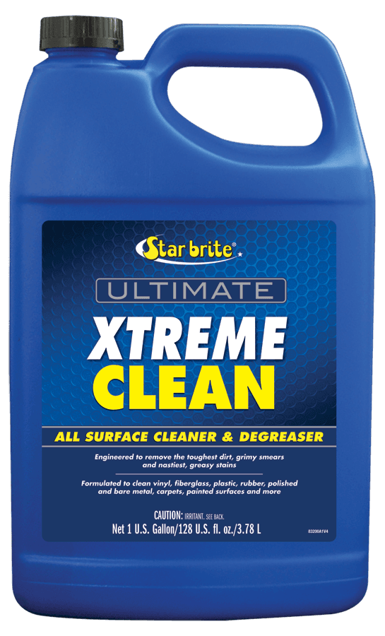 STAR BRITE 083200N Ultimate Xtreme Clean - High-Performance All-Surface Cleaner Degreaser, Ideal for Aluminum, Fiberglass, Plastic, Chrome, Stainless, Leather, and Rubber Surfaces - 128 OZ Gallon (083200) - The Twister Group Tools product