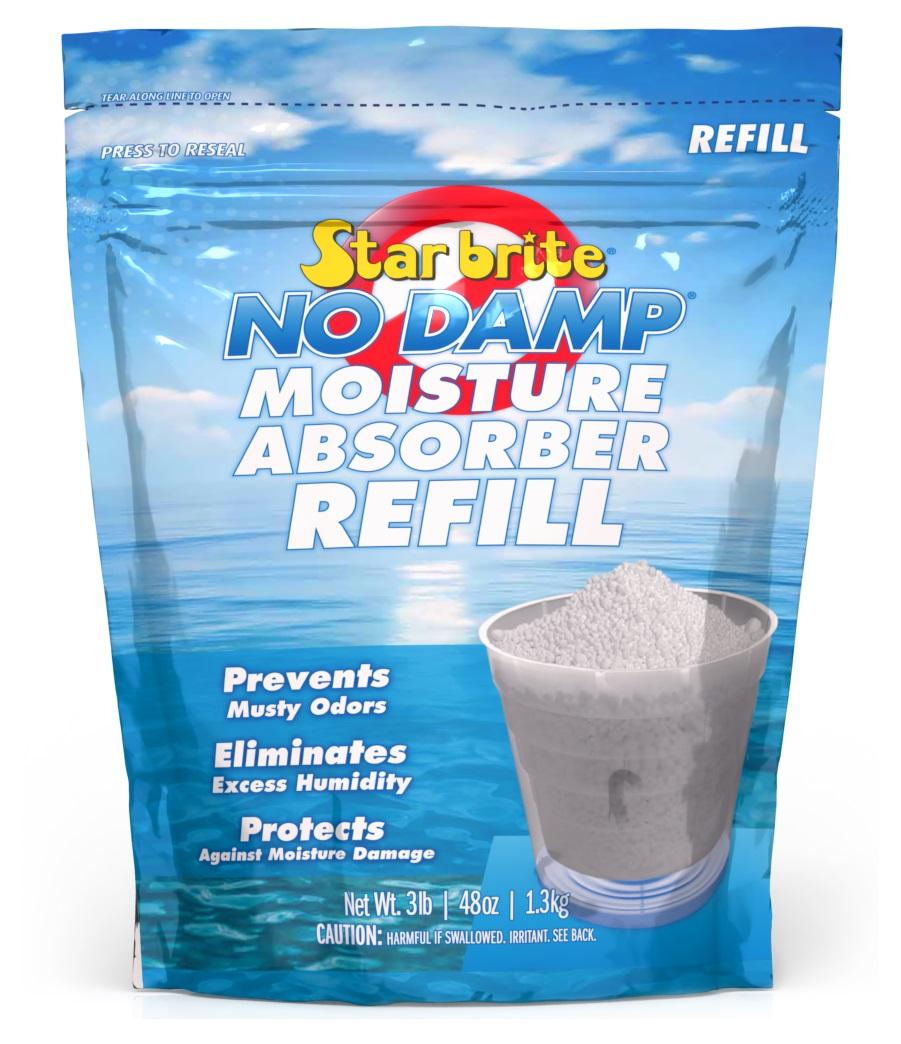 STAR BRITE 085450 NO DAMP RESEALABLE REFILL BAG 48 OZ, Granules In Bag; 48 Ounce Refill Pack; With US Label - High quality product image showing STAR BRITE 085450 NO DAMP RESEALABLE REFILL BAG 48 OZ, Granules In Bag; 48 Ounce Refill Pack; With US Label details and features