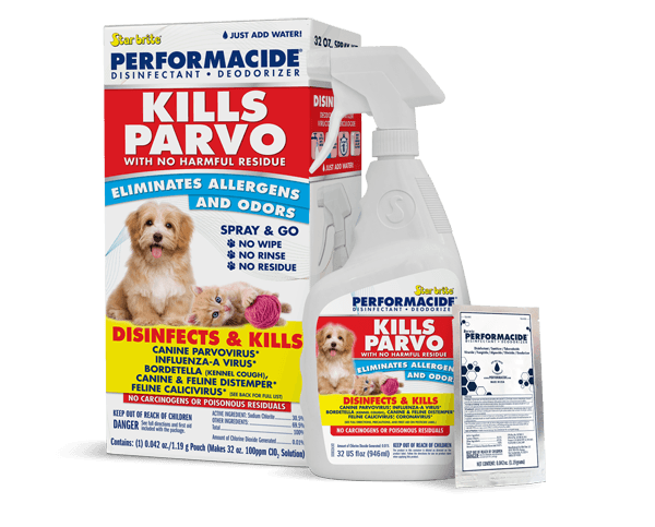 STAR BRITE 103032 PERFORMACIDE No-Rinse Disinfectant Deodorizer for Pet Surfaces - Kills Parvovirus, Ringworm, Feline Calicivirus, Avian Influenza (Bird Flu), Refillable, 32 OZ Kit,white - High quality product image showing STAR BRITE 103032 PERFORMACIDE No-Rinse Disinfectant Deodorizer for Pet Surfaces - Kills Parvovirus, Ringworm, Feline Calicivirus, Avian Influenza (Bird Flu), Refillable, 32 OZ Kit,white details and features