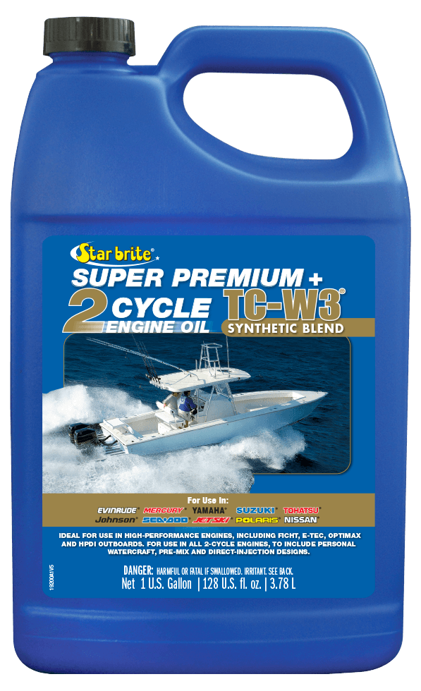 STAR BRITE 19200 Tcw-3 Super Premium Outboard 2-stroke Oil Gallons Made by - The Twister Group Tools product