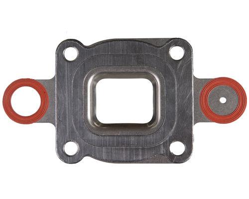 SIERRA 18-0722 GASKET DRY JOINT (RESTRICTED), For 2002+ GM V-6 And V-8 Engines With Dry Joint Exhaust Manifold/ 4.3 Liter/ 5.0 Liter/ 5.7 Liter/ 6.2 Liter Utilizing The Dry Joint Manifold And Riser; Square Port; Single; Restricted - High quality product image showing SIERRA 18-0722 GASKET DRY JOINT (RESTRICTED), For 2002+ GM V-6 And V-8 Engines With Dry Joint Exhaust Manifold/ 4.3 Liter/ 5.0 Liter/ 5.7 Liter/ 6.2 Liter Utilizing The Dry Joint Manifold And Riser; Square Port; Single; Restricted details and features