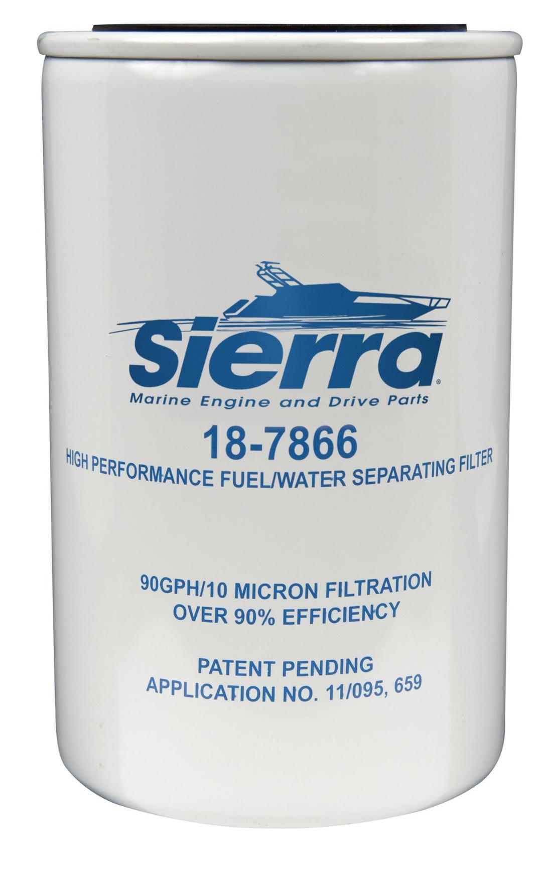 SIERRA 18-7866 10 Micron, High Capacity Fuel Water Separator Filter for Yamaha MAR-FUELF-IL-TR, Medium - The Twister Group Tools product
