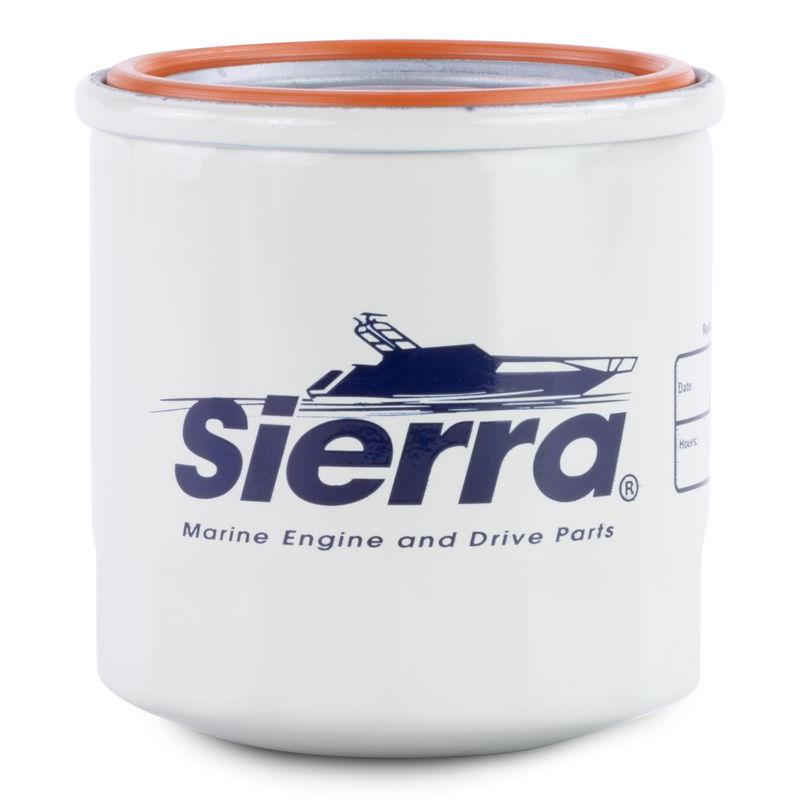 SIERRA 18-7916 OIL FILTER, Canister Style; With Anti Drain Back Valve; 3/4 Inch -16 Thread; White Housing With Sierra Marine Logo; Fits Johnson/ Evinrude Outboard Engines - High quality product image showing SIERRA 18-7916 OIL FILTER, Canister Style; With Anti Drain Back Valve; 3/4 Inch -16 Thread; White Housing With Sierra Marine Logo; Fits Johnson/ Evinrude Outboard Engines details and features